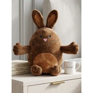 Progressive Booker Brown Egg Shaped Plush - 15" Stuffed Animal - Rare